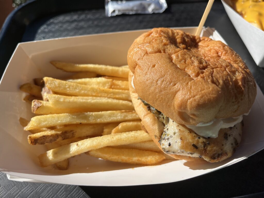 gluten-free food at Universal