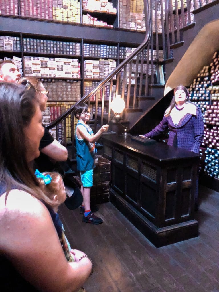 wand experience at Ollivanders