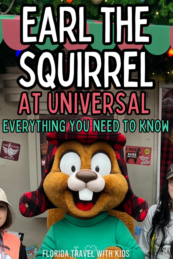 Earl the Squirrel at Universal Studios