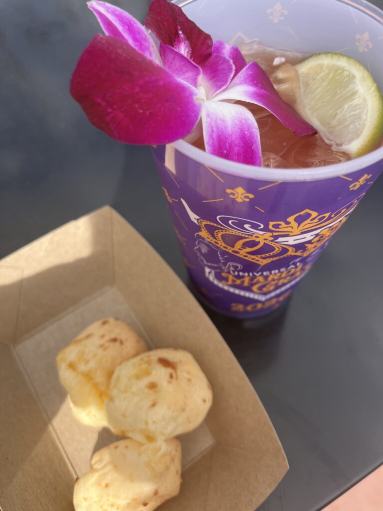 2026 Universal Mardi Gras Menu